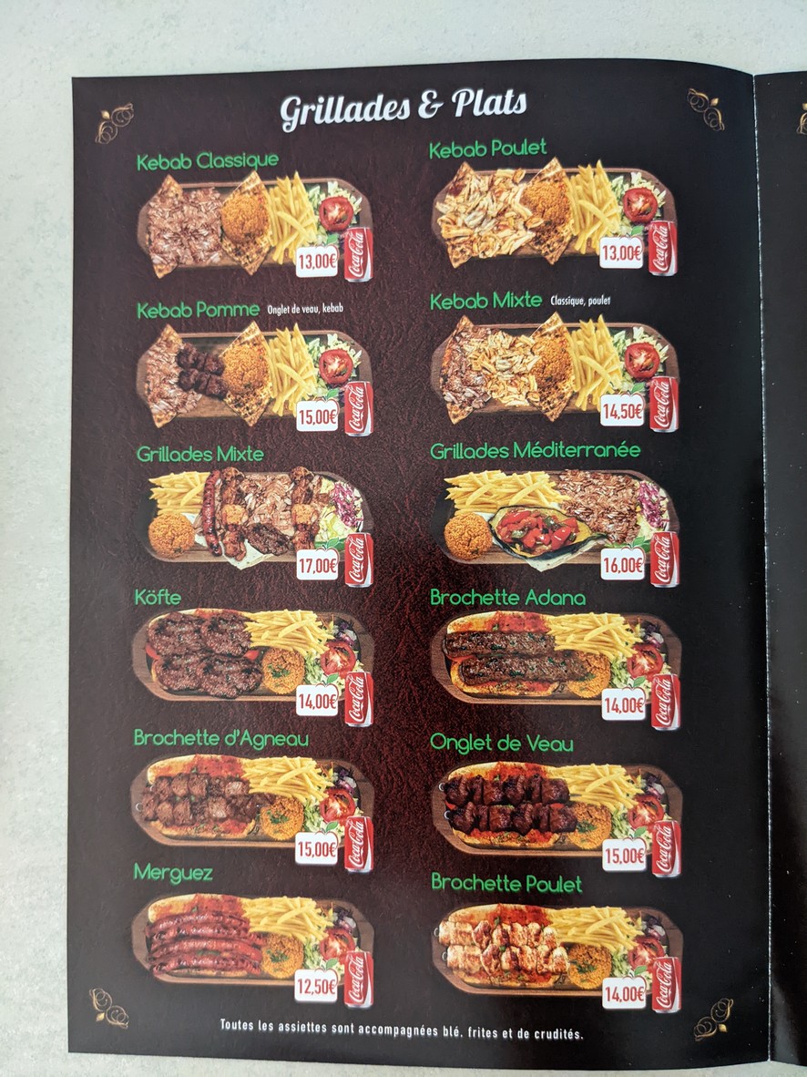 Apple Kebab menu 1