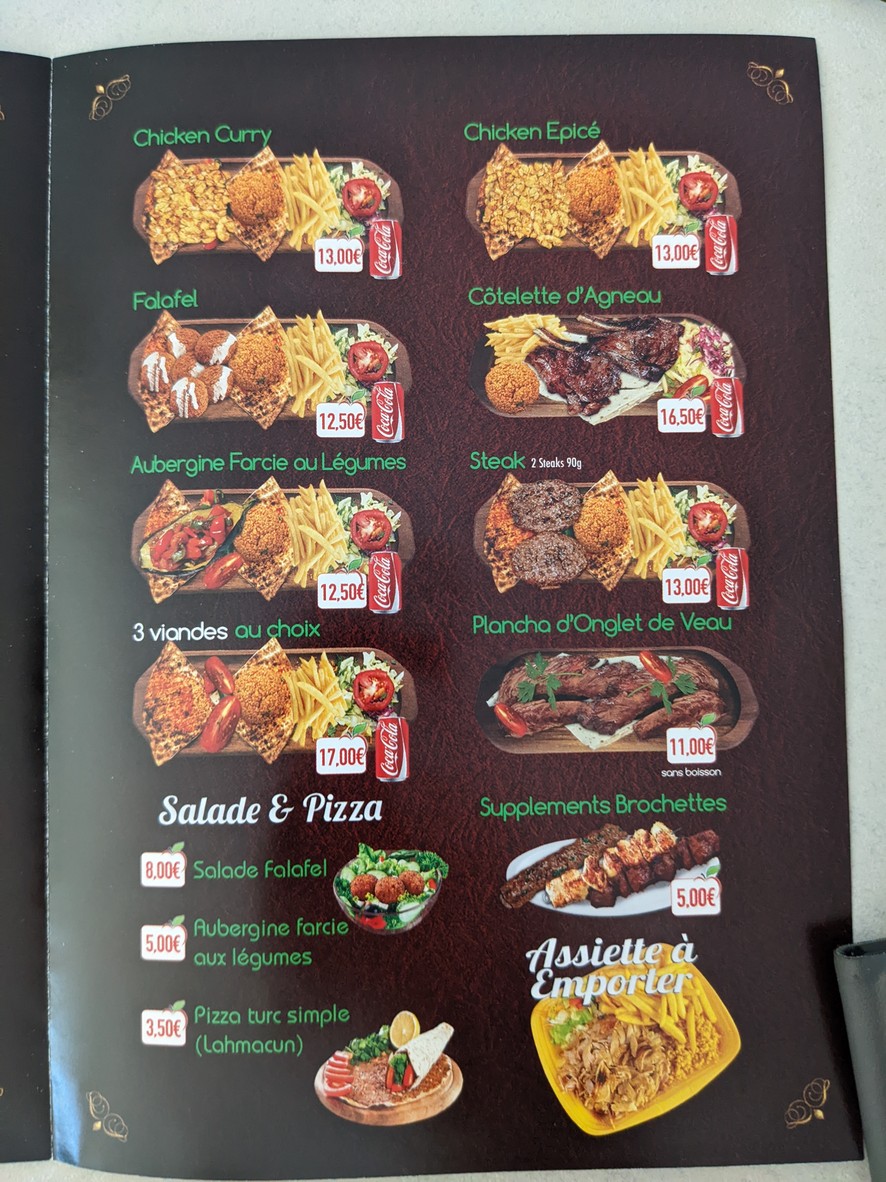 Apple Kebab menu 2