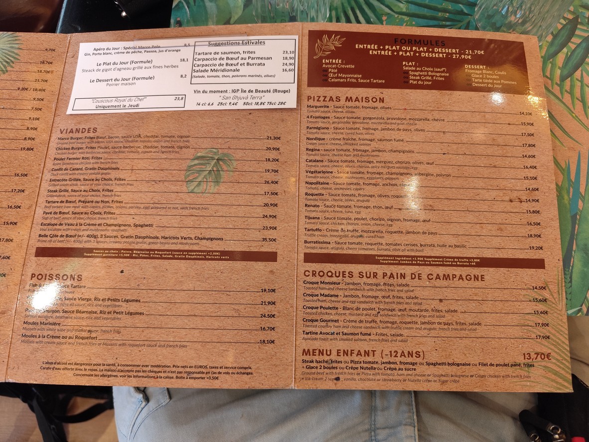 Café Marco Polo menu 2