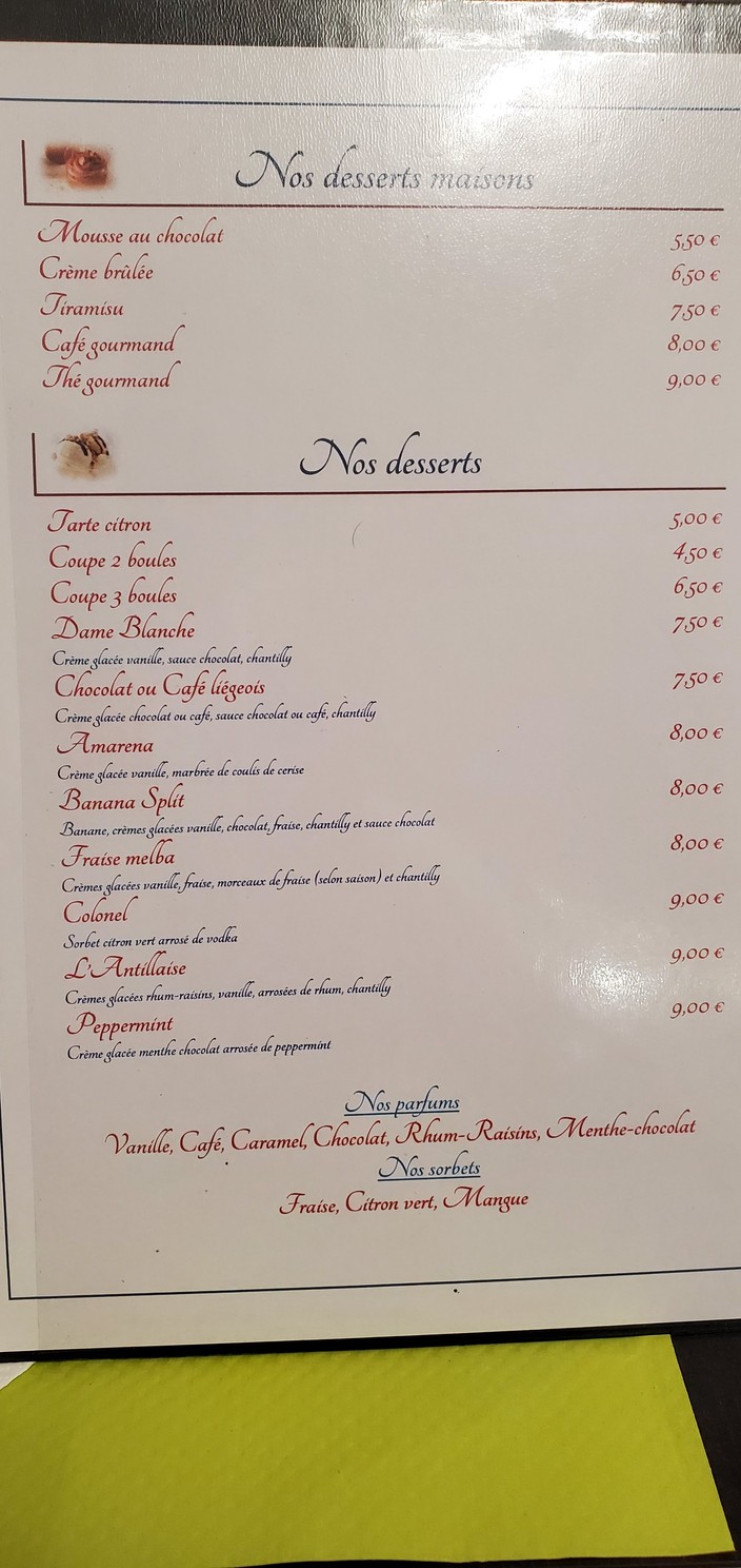 Santa Rita menu 4