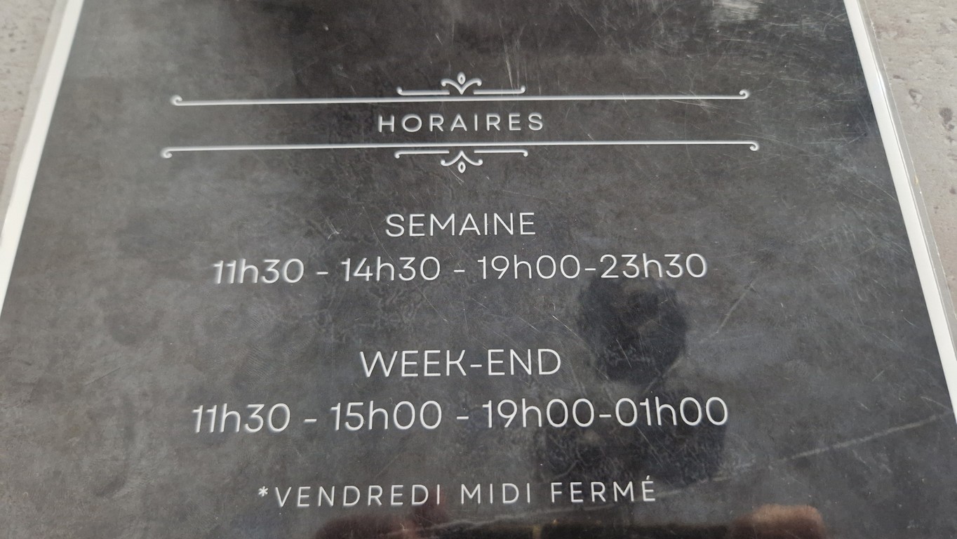 LES GOURMANDS IVRY menu 2