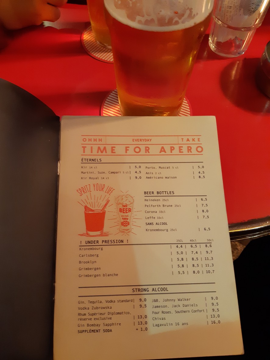 Bar du Marché menu 2