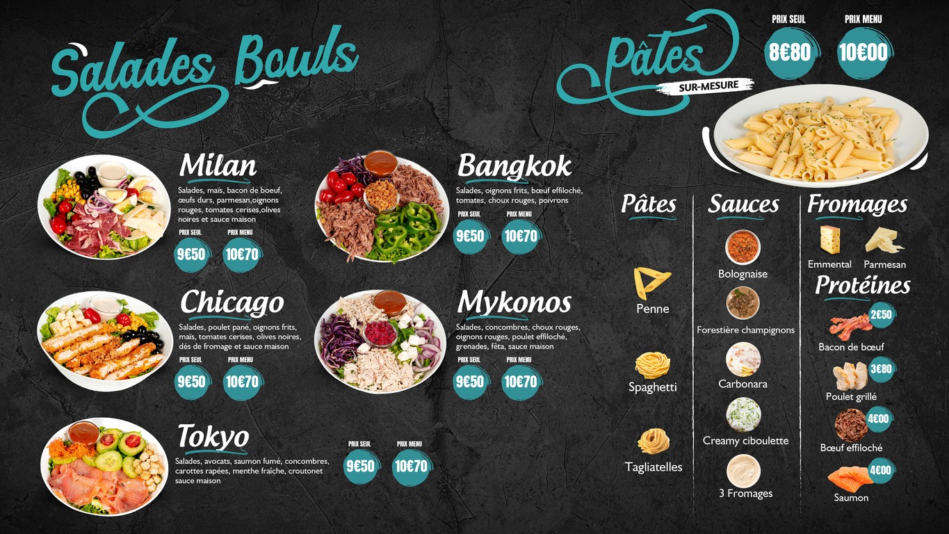 Sandwicherie Le Koull menu 4