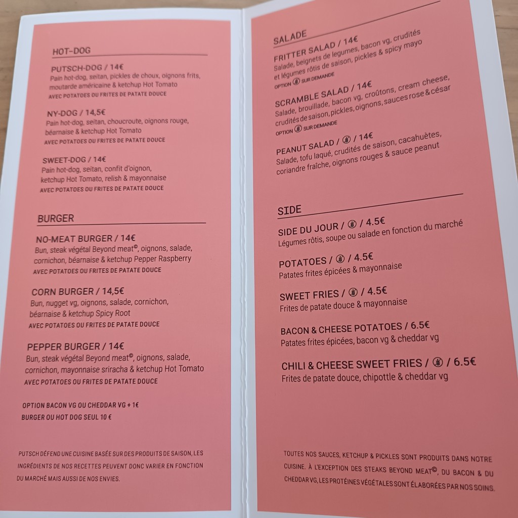 PUTSCH.café menu 3