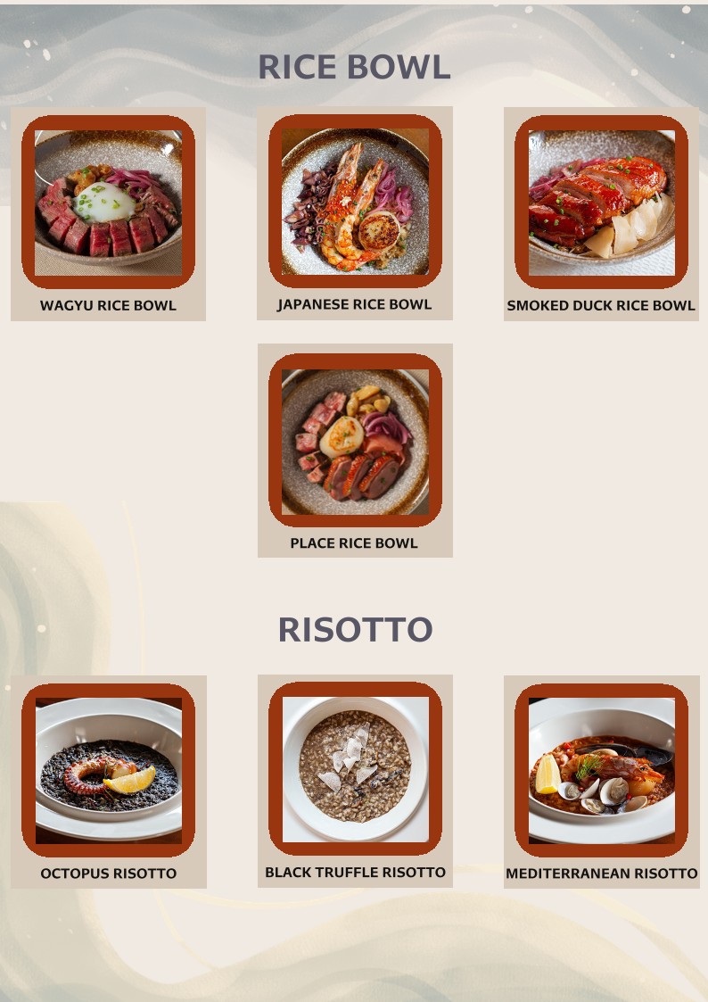 place. menu 3