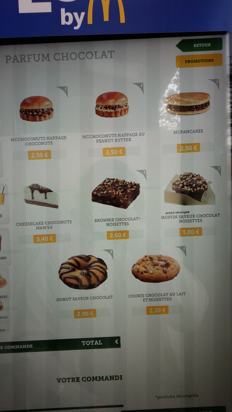 McDonald's menu 2