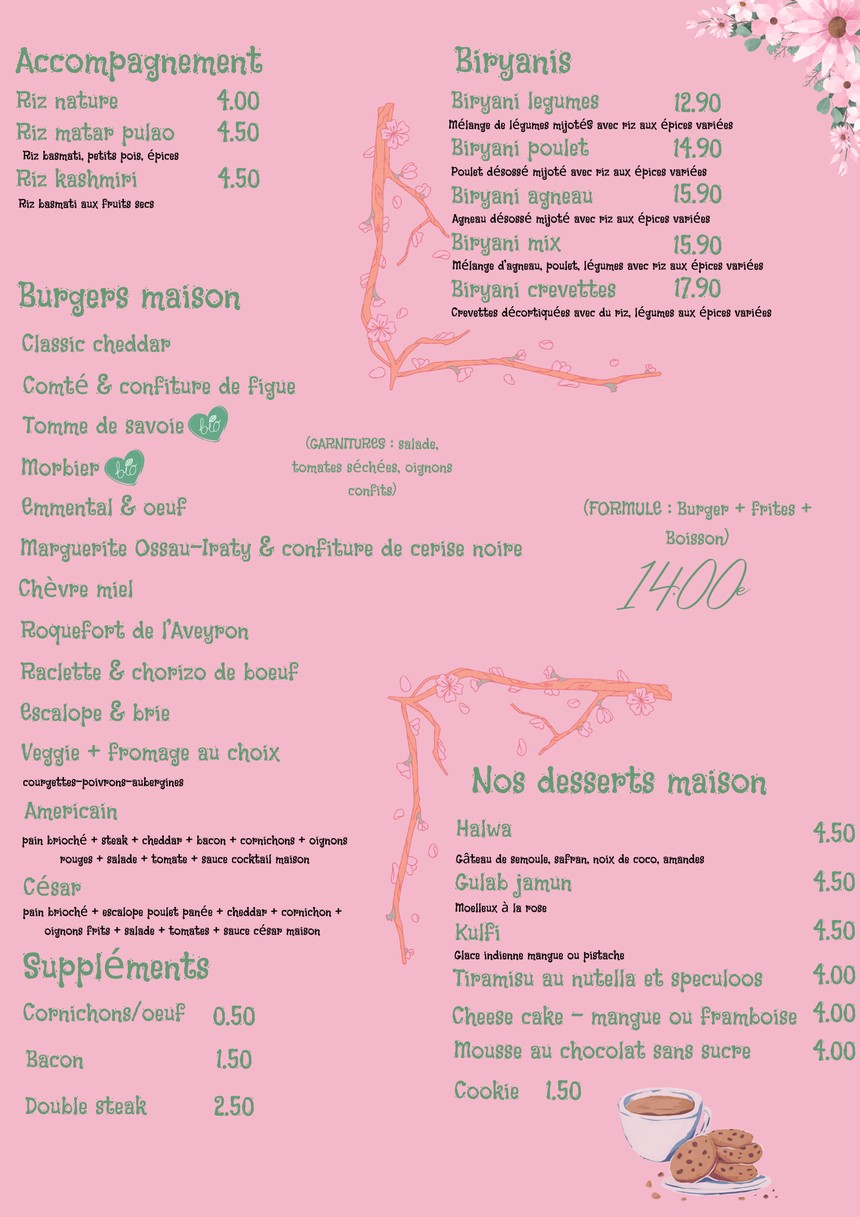 Old School menu 3