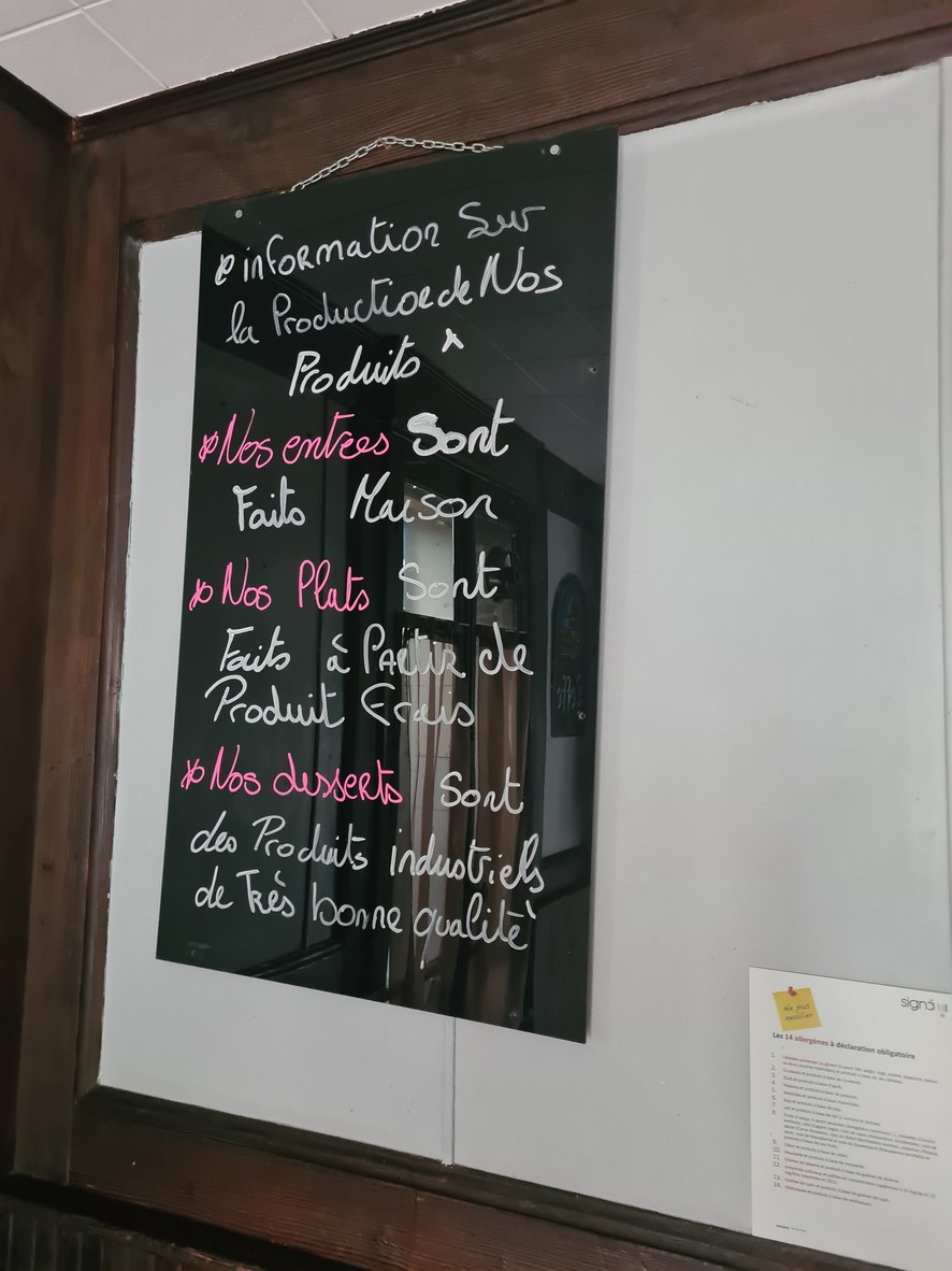La mascotte de l Europe Bobigny menu 1