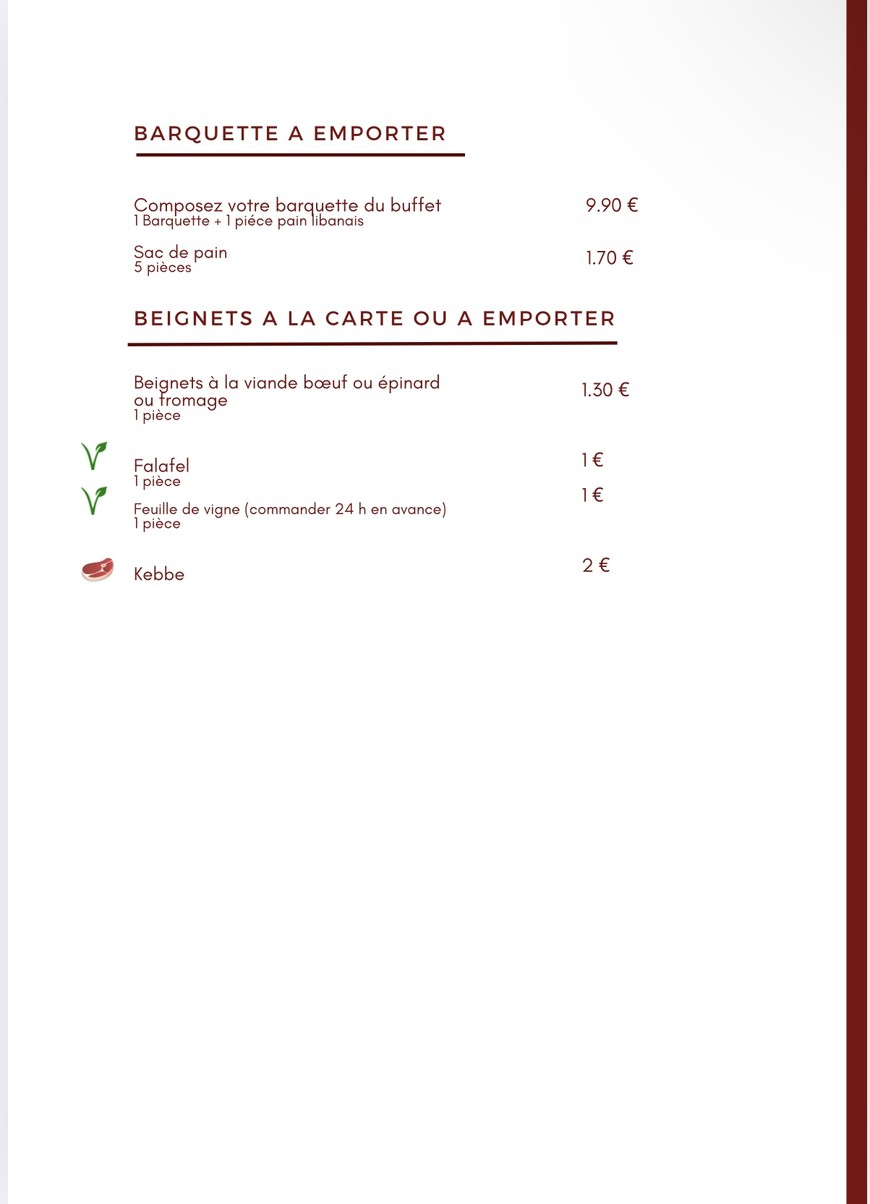 LiBeyrouth menu 2