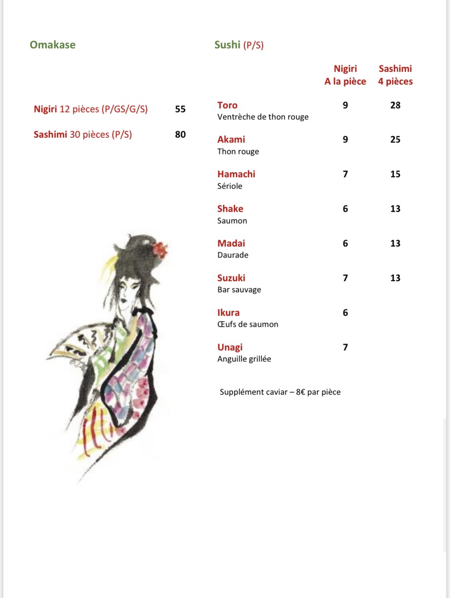 Restaurant @ Le Metropolitan menu 3