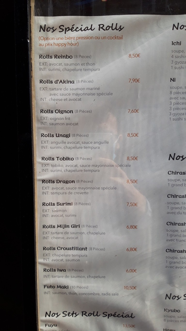 Akina menu 3