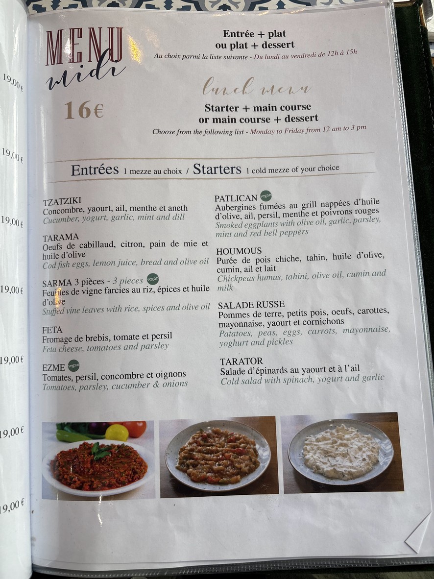 Hélia menu 1
