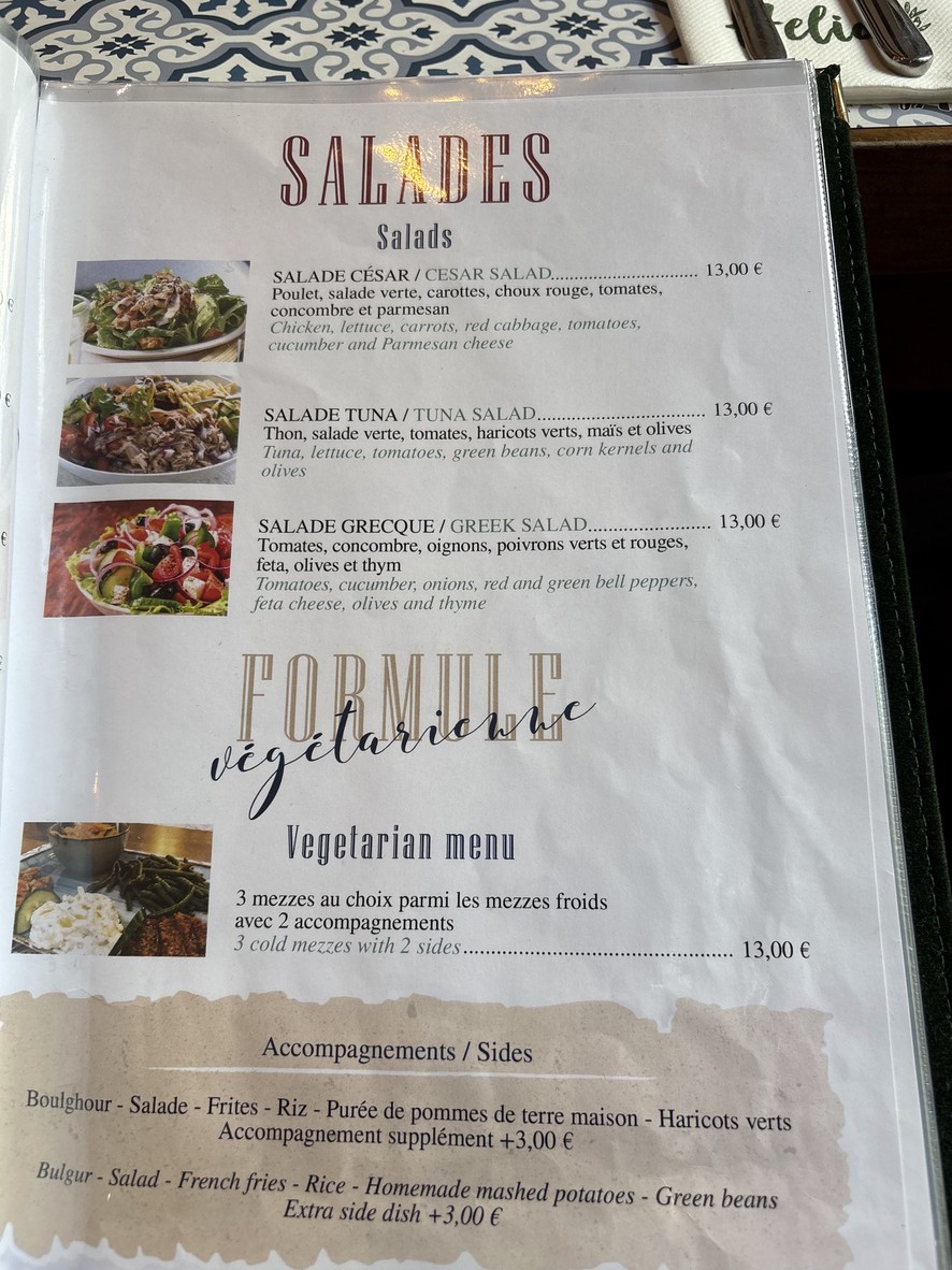 Hélia menu 3