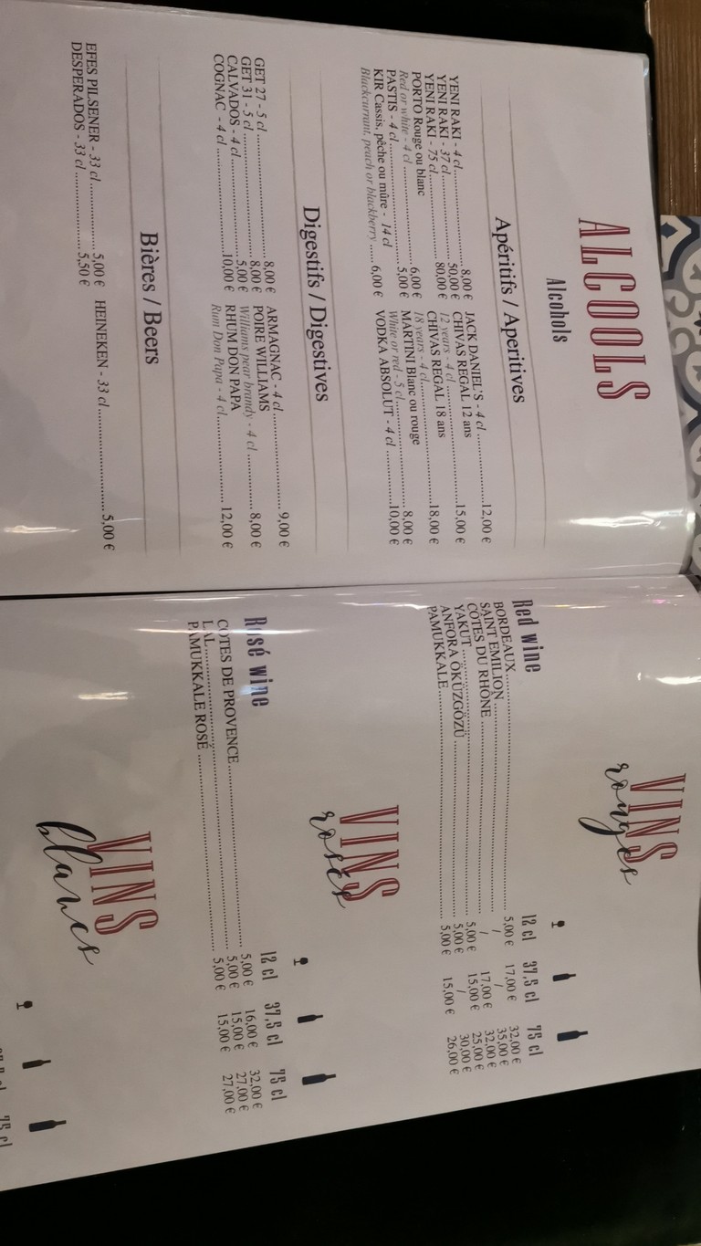 Hélia menu 5