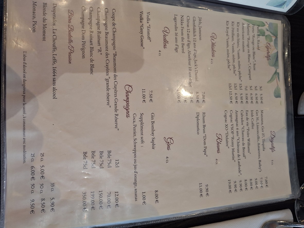 لو فاوبورغ إنجين-ليه-بان menu 5