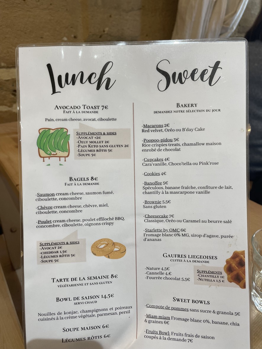 Oh My Cake !! menu 2