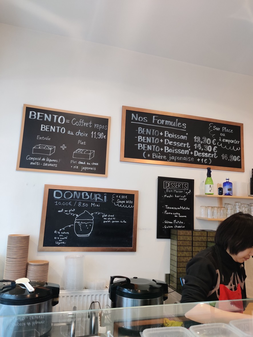 Authentic Bento menu 2