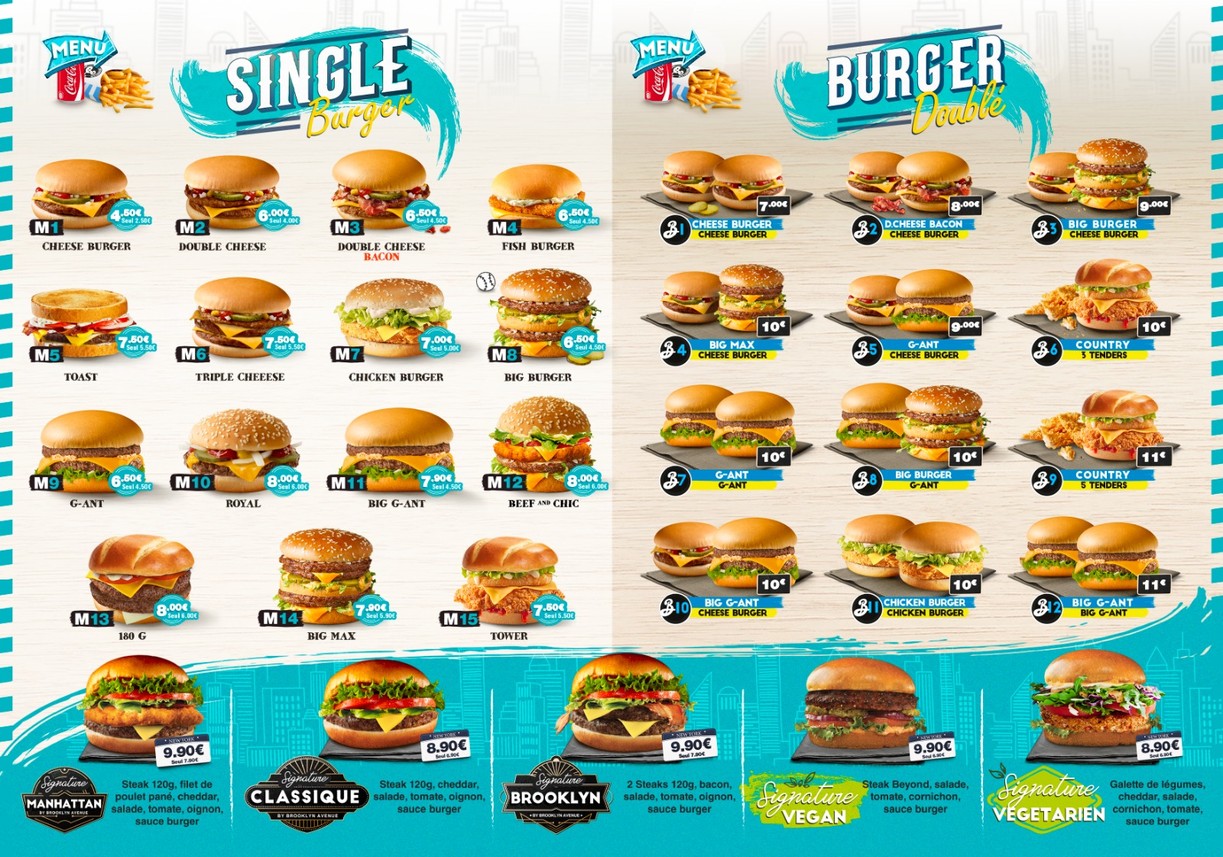 Brooklyn Avenue menu 2