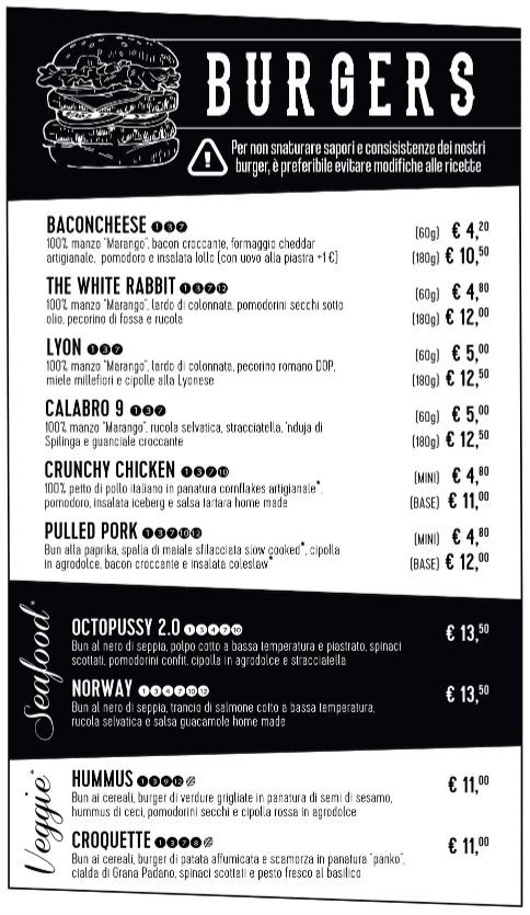 White Rabbit menu 4