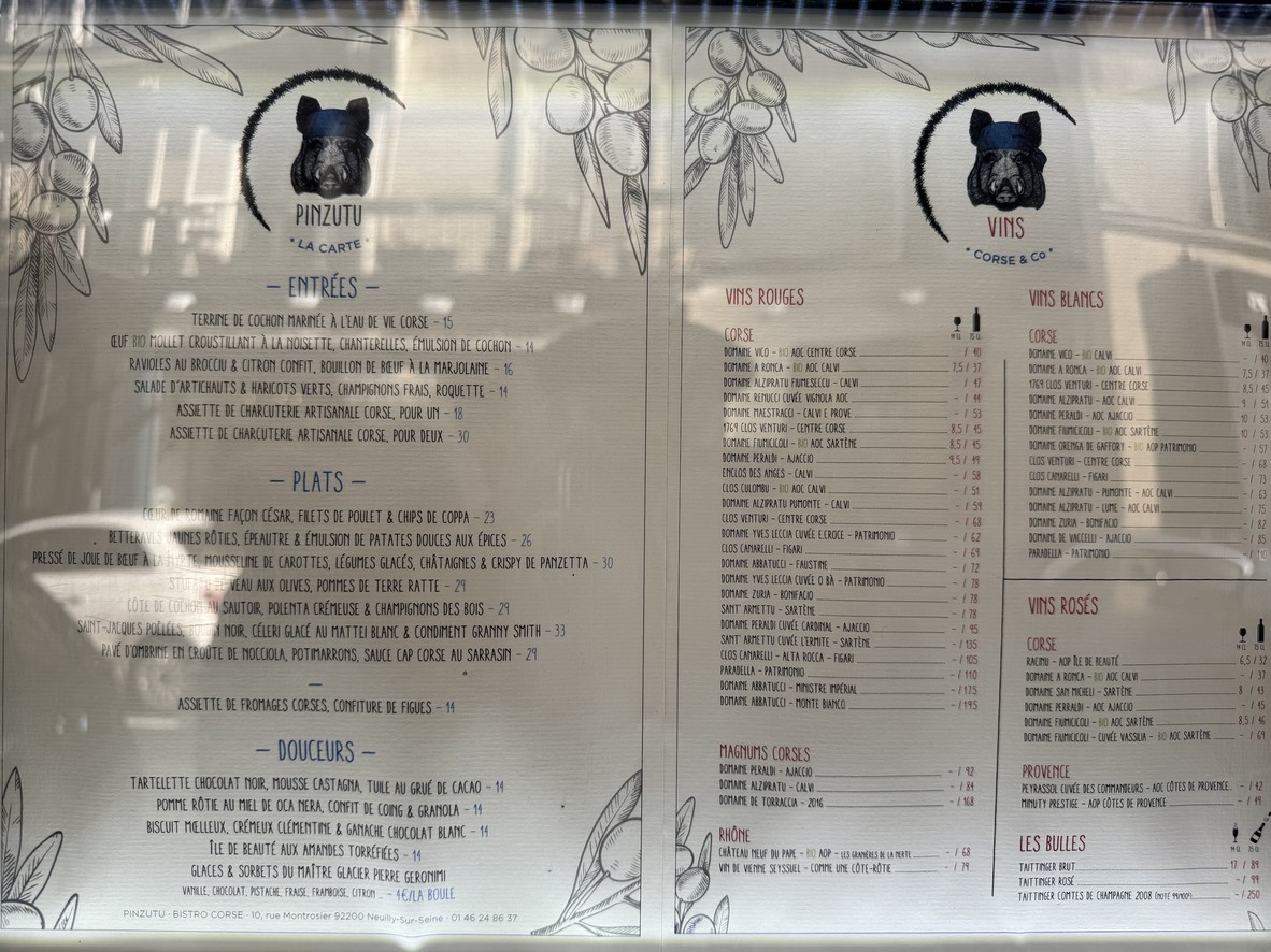 Pinzutu menu 3