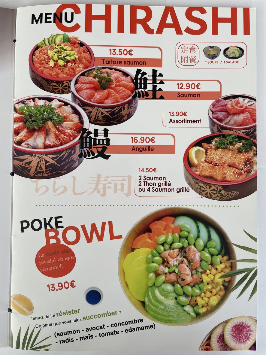 Top Sushi menu 9