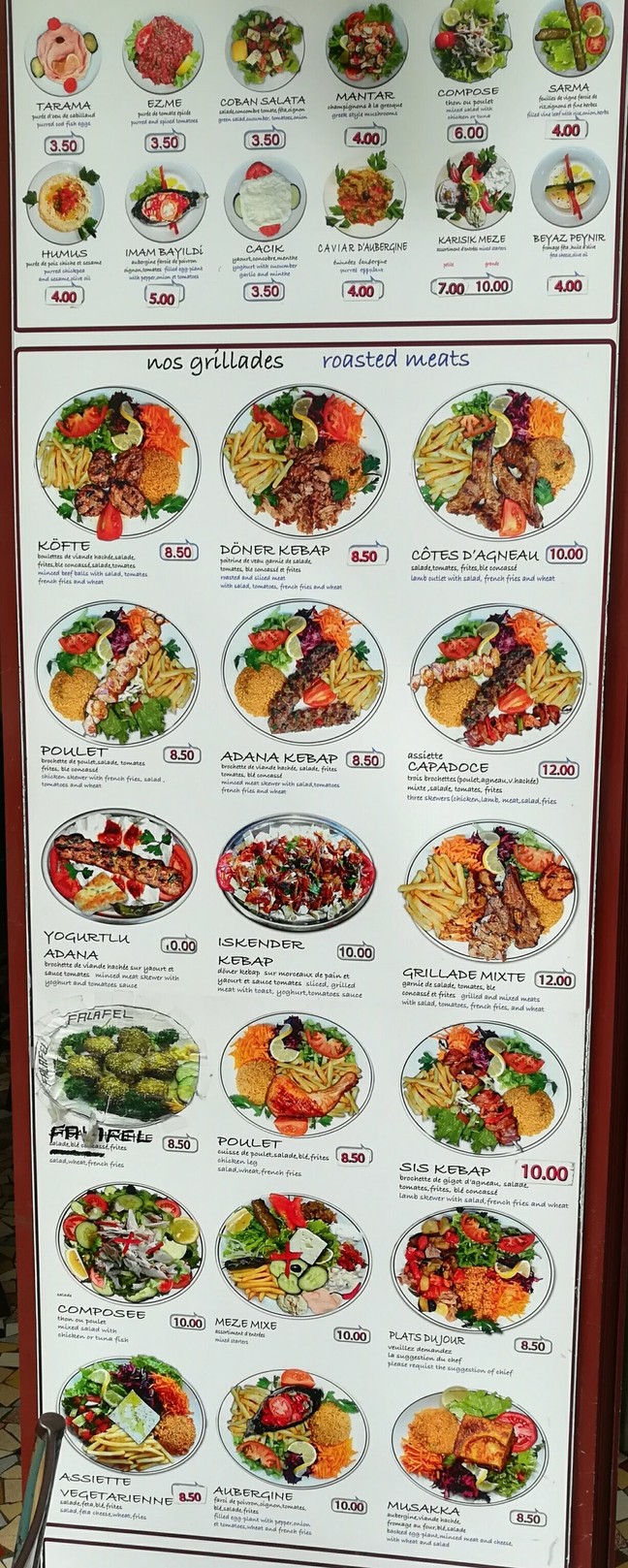 Restaurant La Cappadoce menu 2
