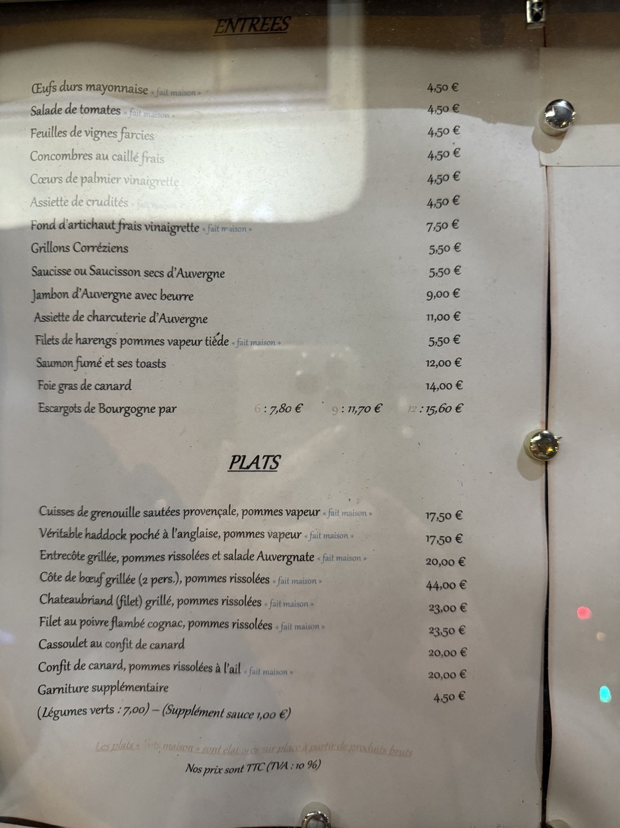 Le Languedoc menu 3
