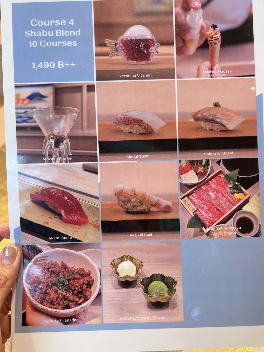 UNO Omakase menu 5