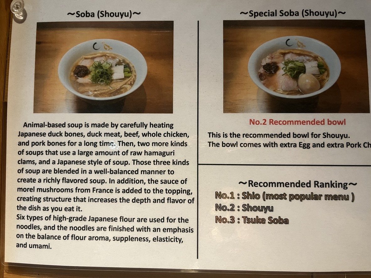 SOBA HOUSE KINJIKI FUYOKI SHINJUKUGYOEN HONTEN menu 2