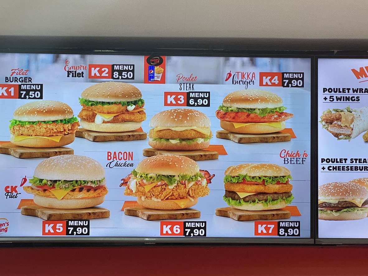 New Chicken King menu 2