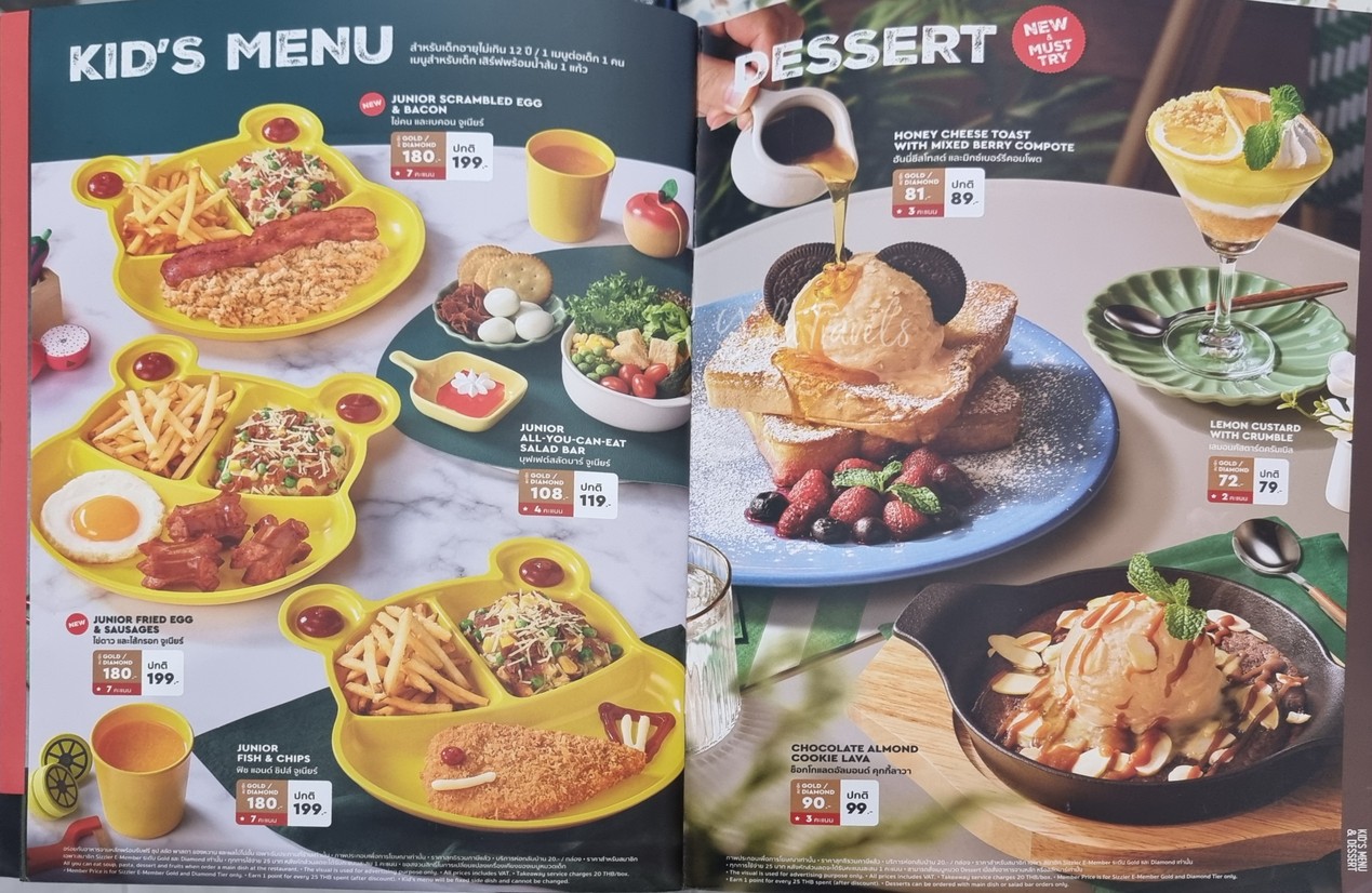 Sizzler The Mall Thaphra menu 3
