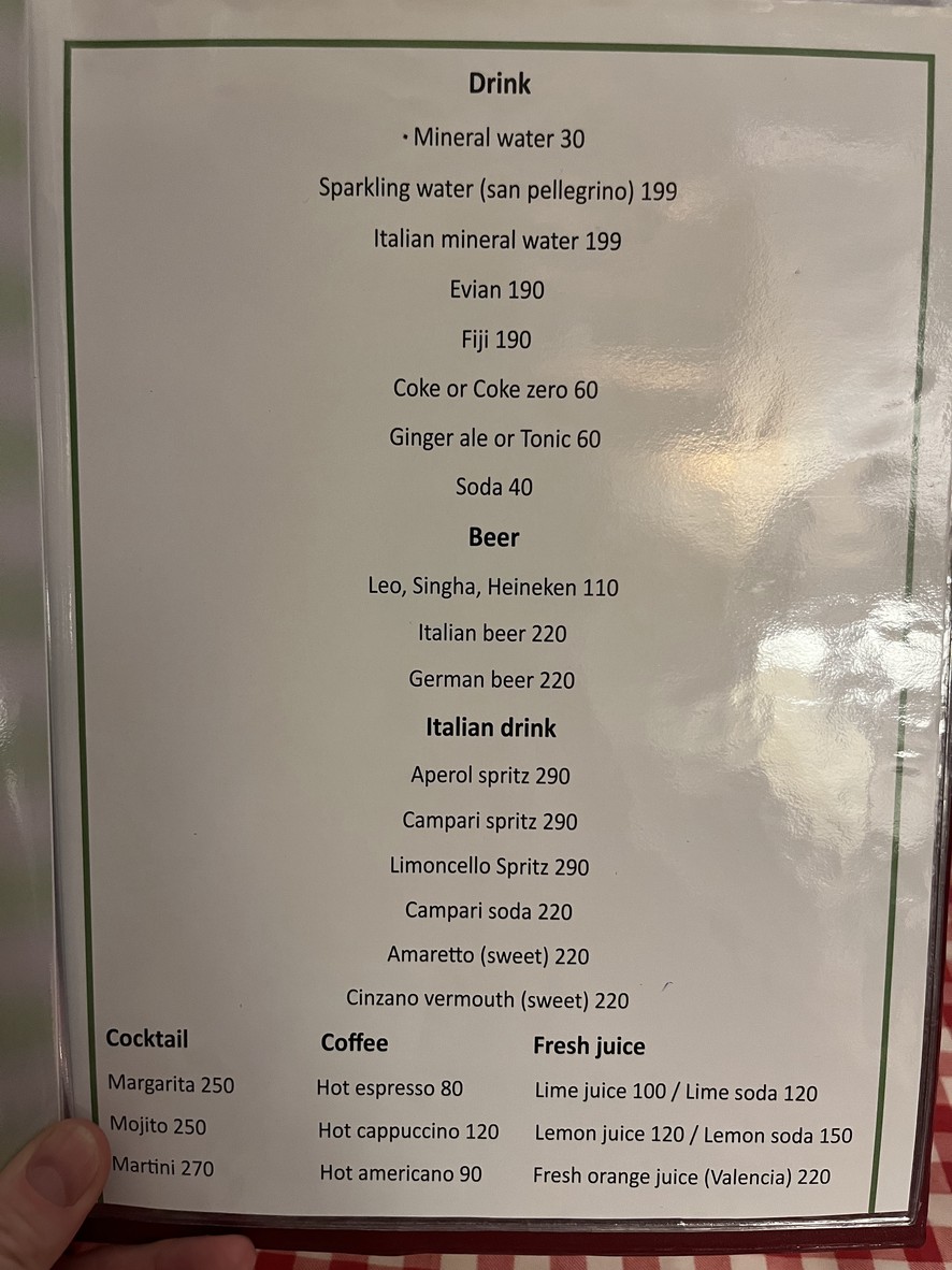 La Vela Pizza and Pasta Restaurant menu 5