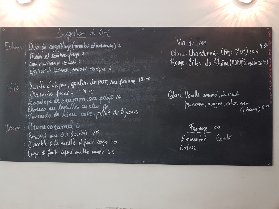 La Habana.Paris restaurant cubain Paris 13ème menu 2
