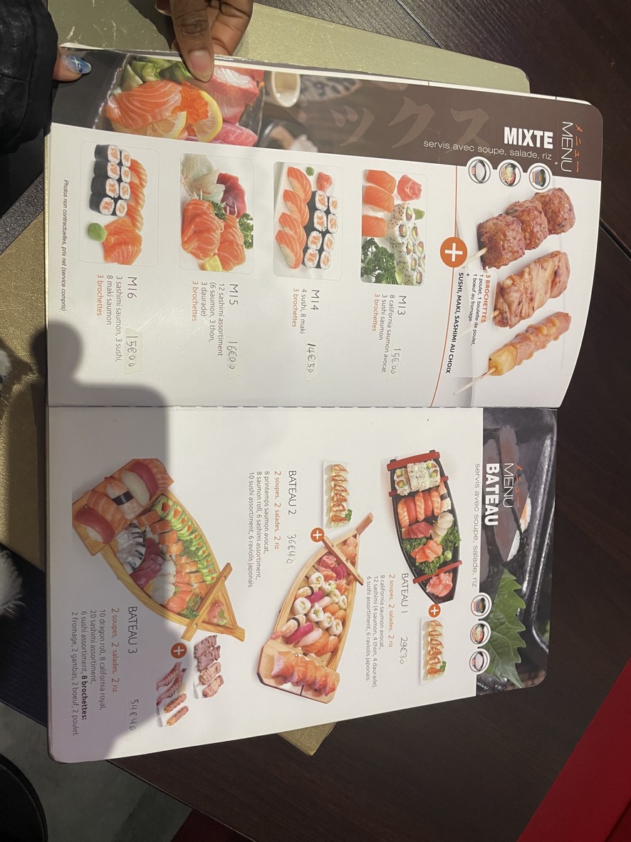 Sushi Bassano menu 4