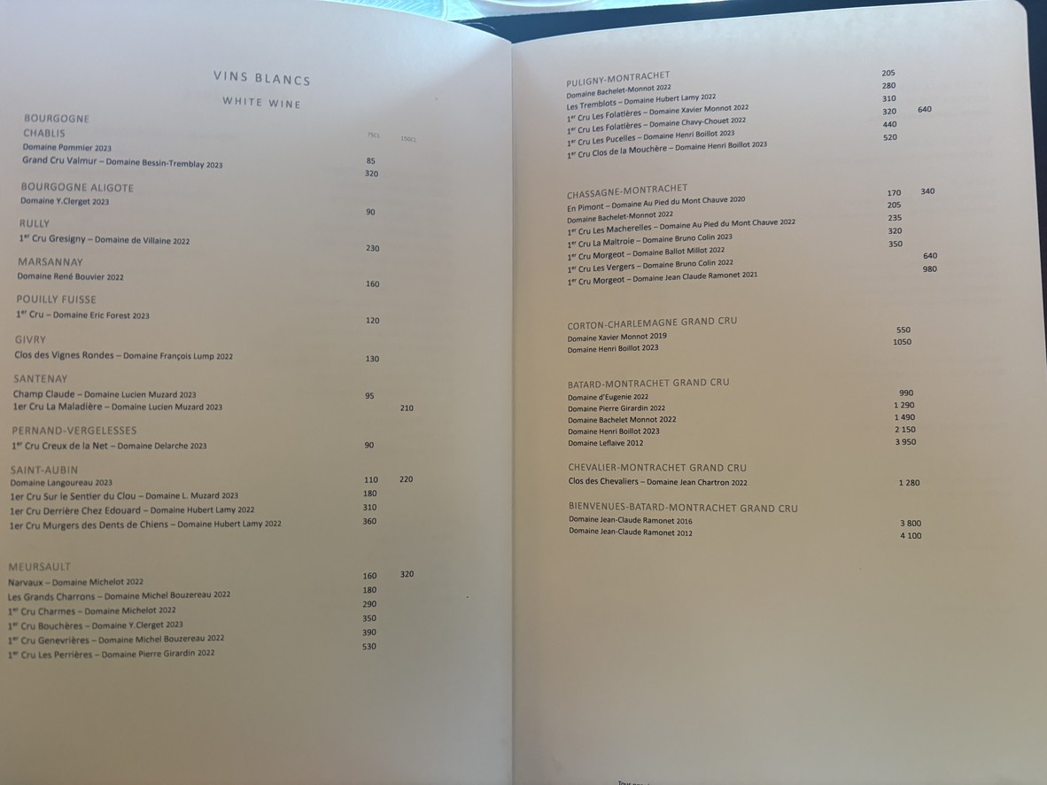 Kinugawa Rive Gauche menu 3