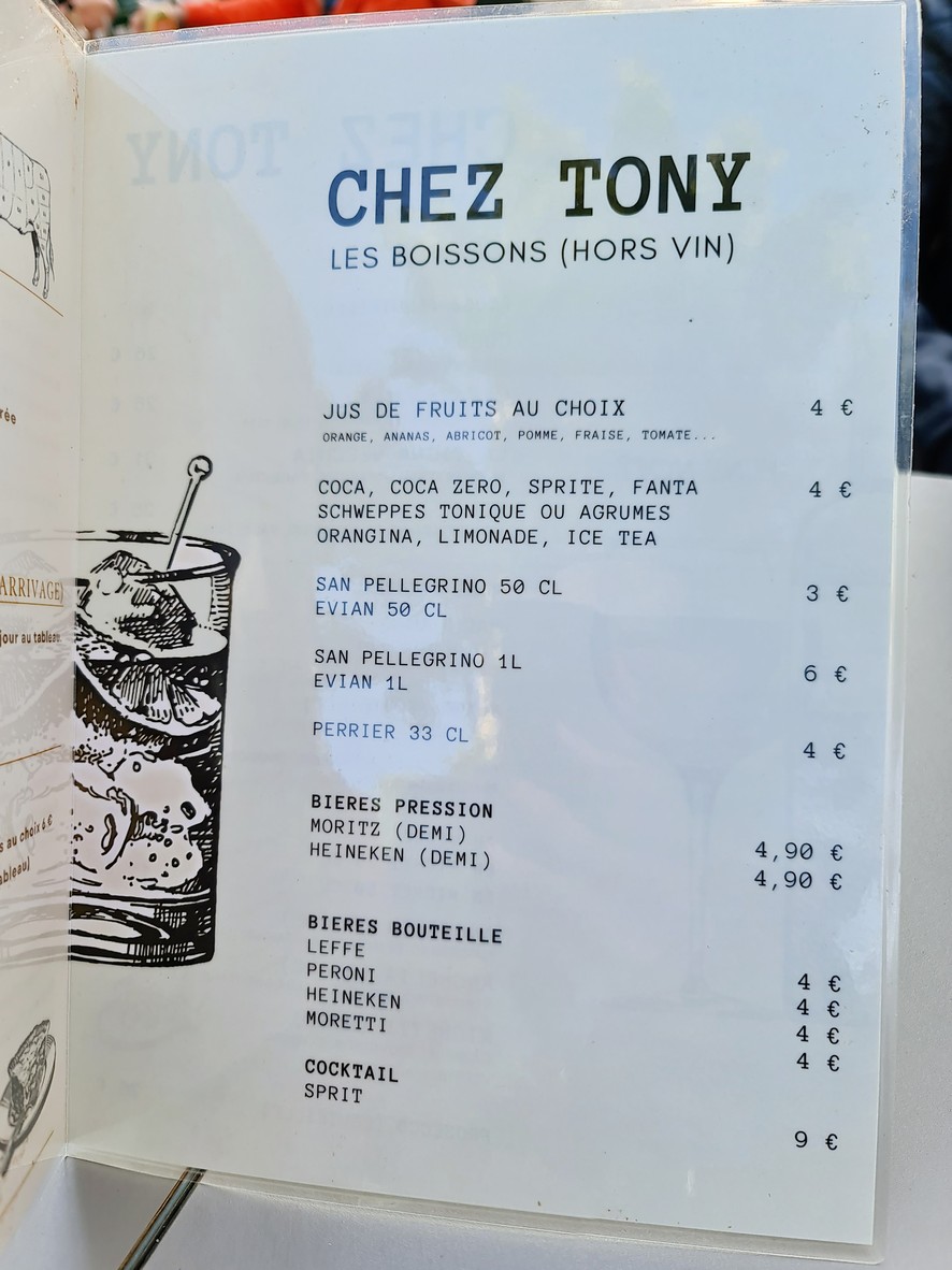 Le Caruso menu 4