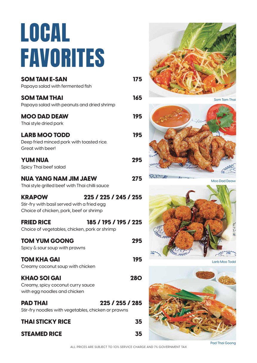 Kraft menu 3