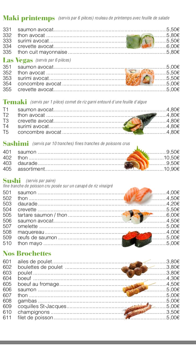 Okynaya menu 2