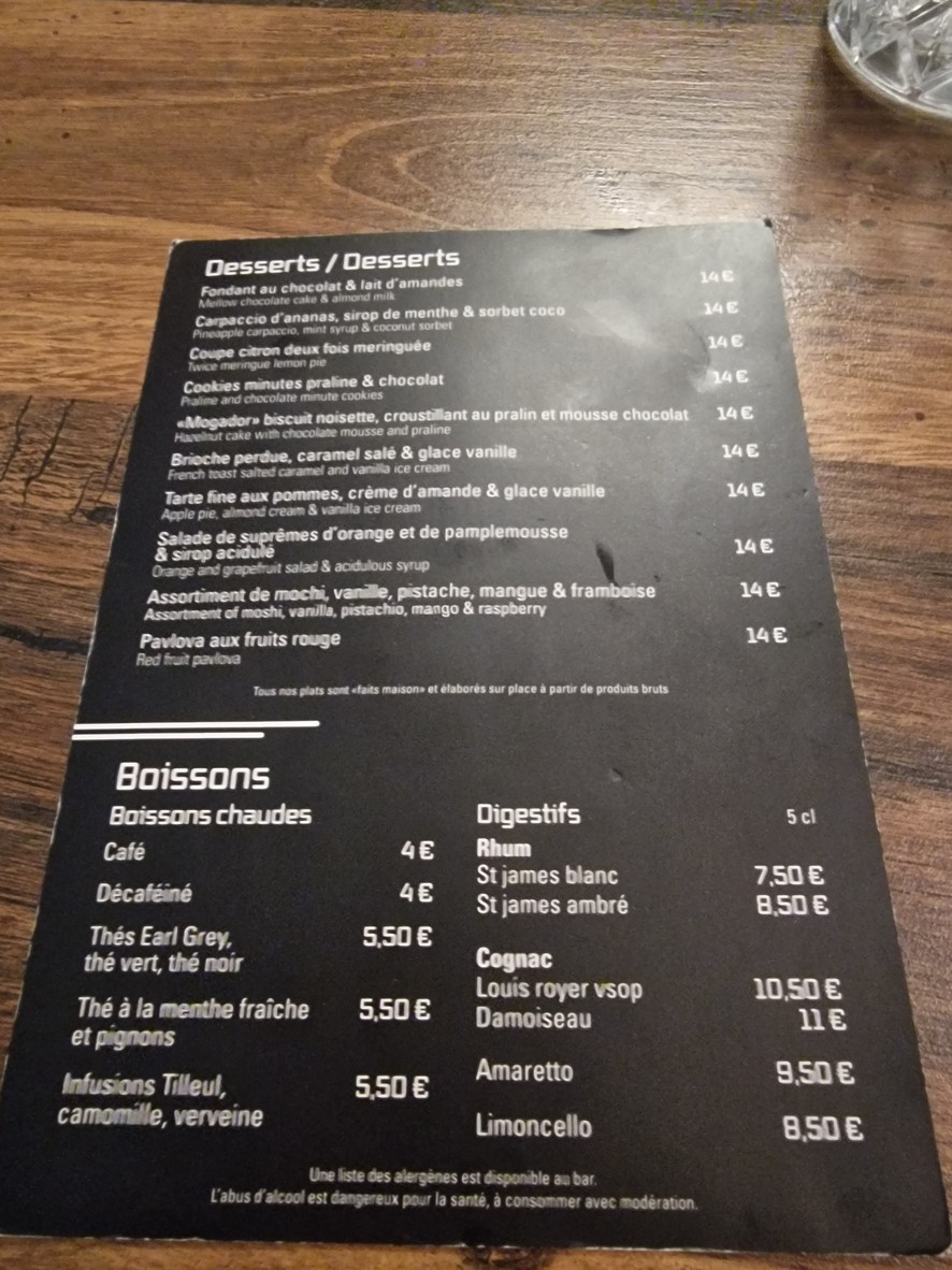 L'INTE CAFFE menu 3
