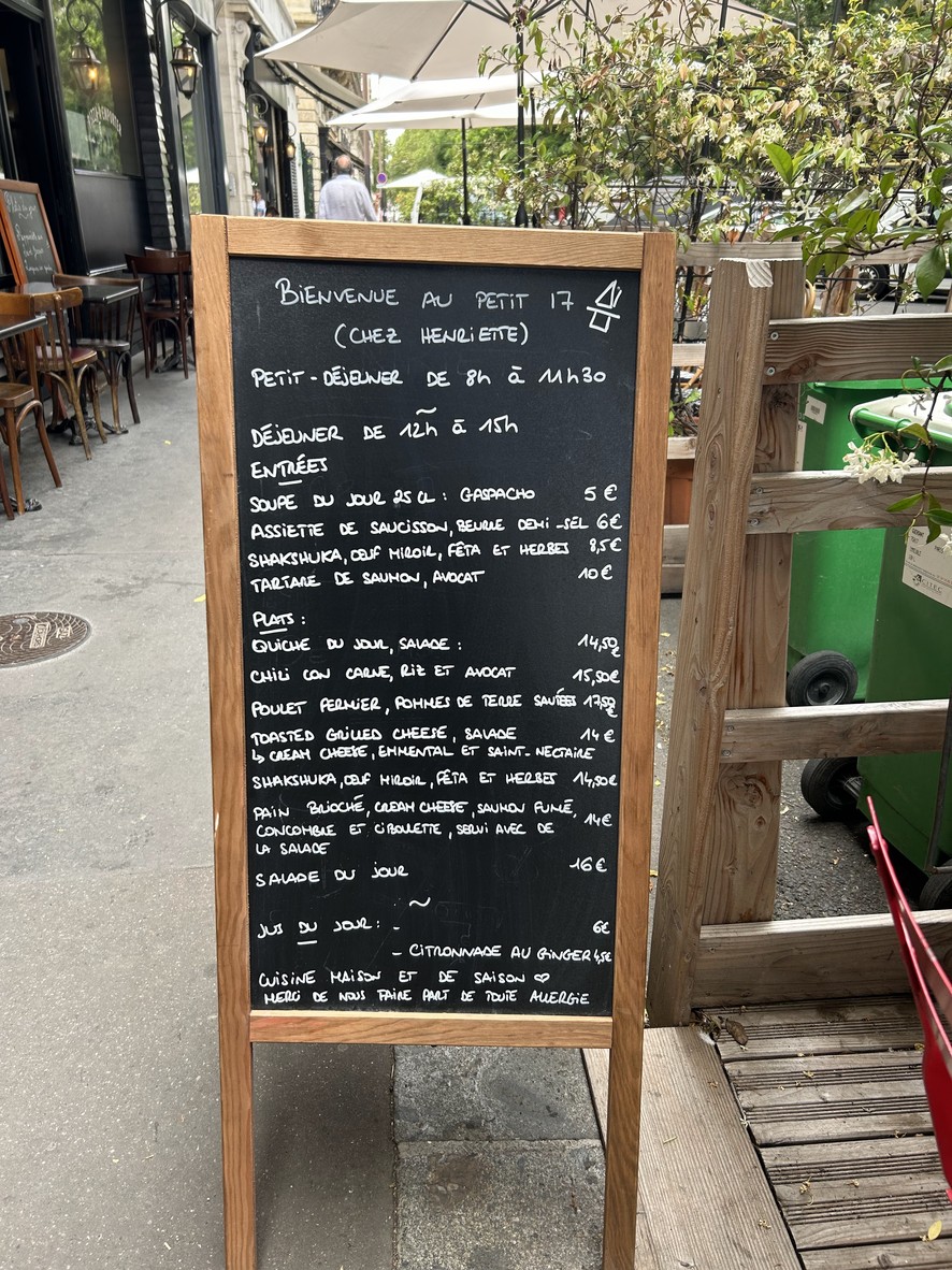 Le Petit 17 - Coffee Shop menu 1