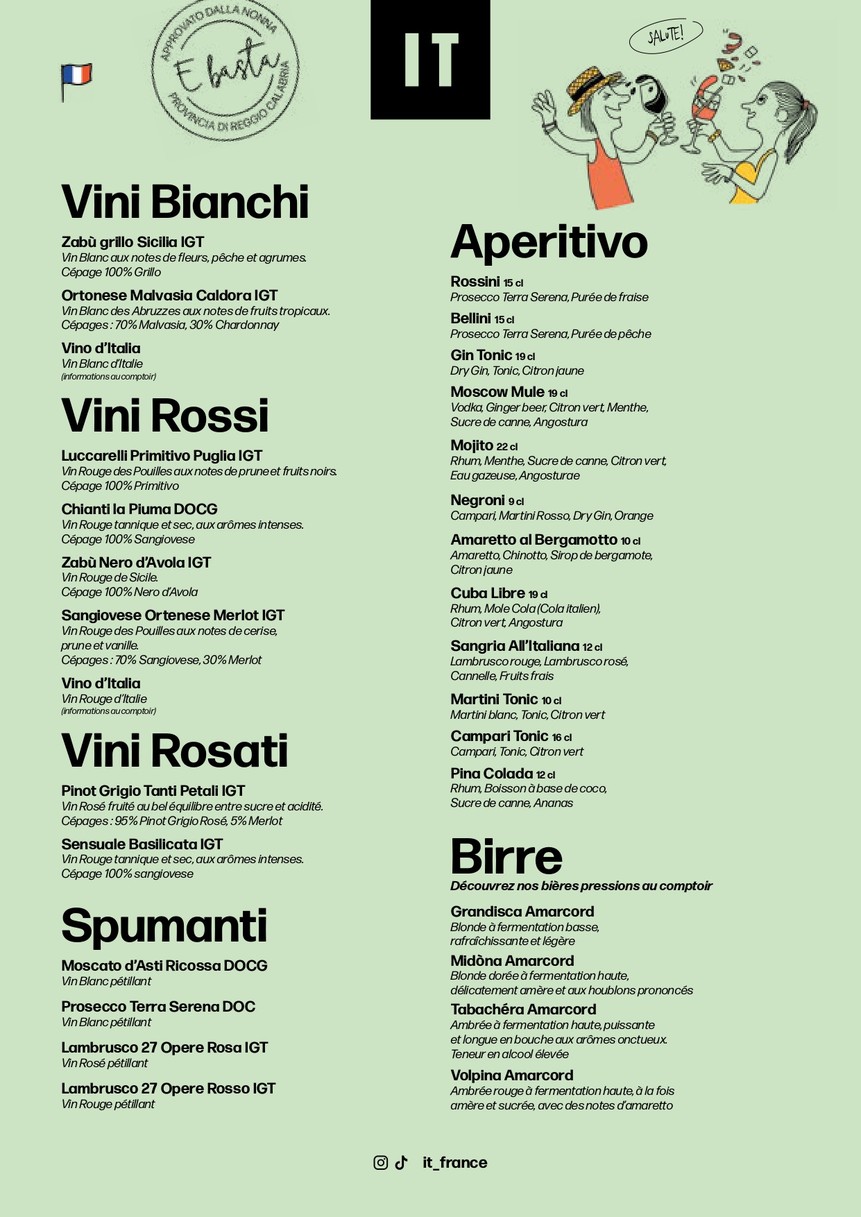 IT Trattoria Franconville menu 4
