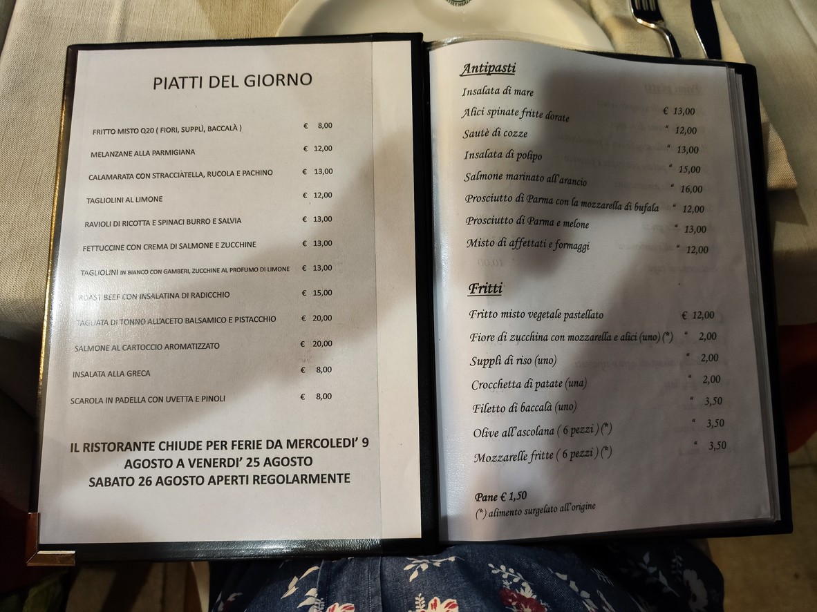 Ristorante Pizzeria Q20 menu 1
