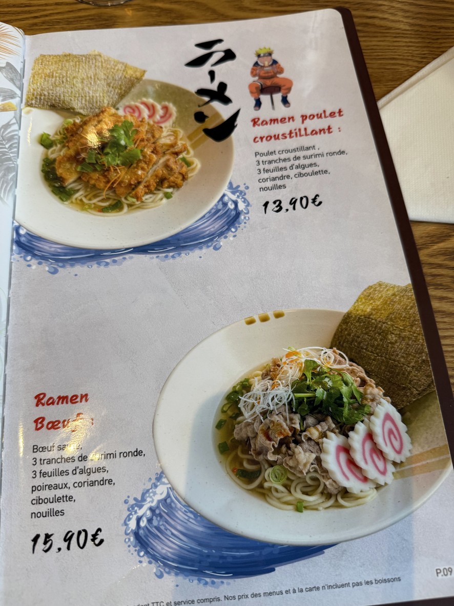 Matsuyama Cadet menu 5
