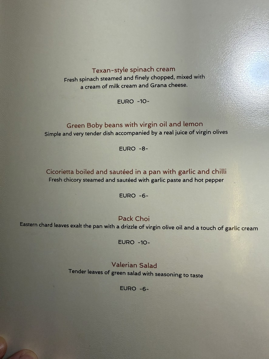 L'Oste e la Civetta menu 2