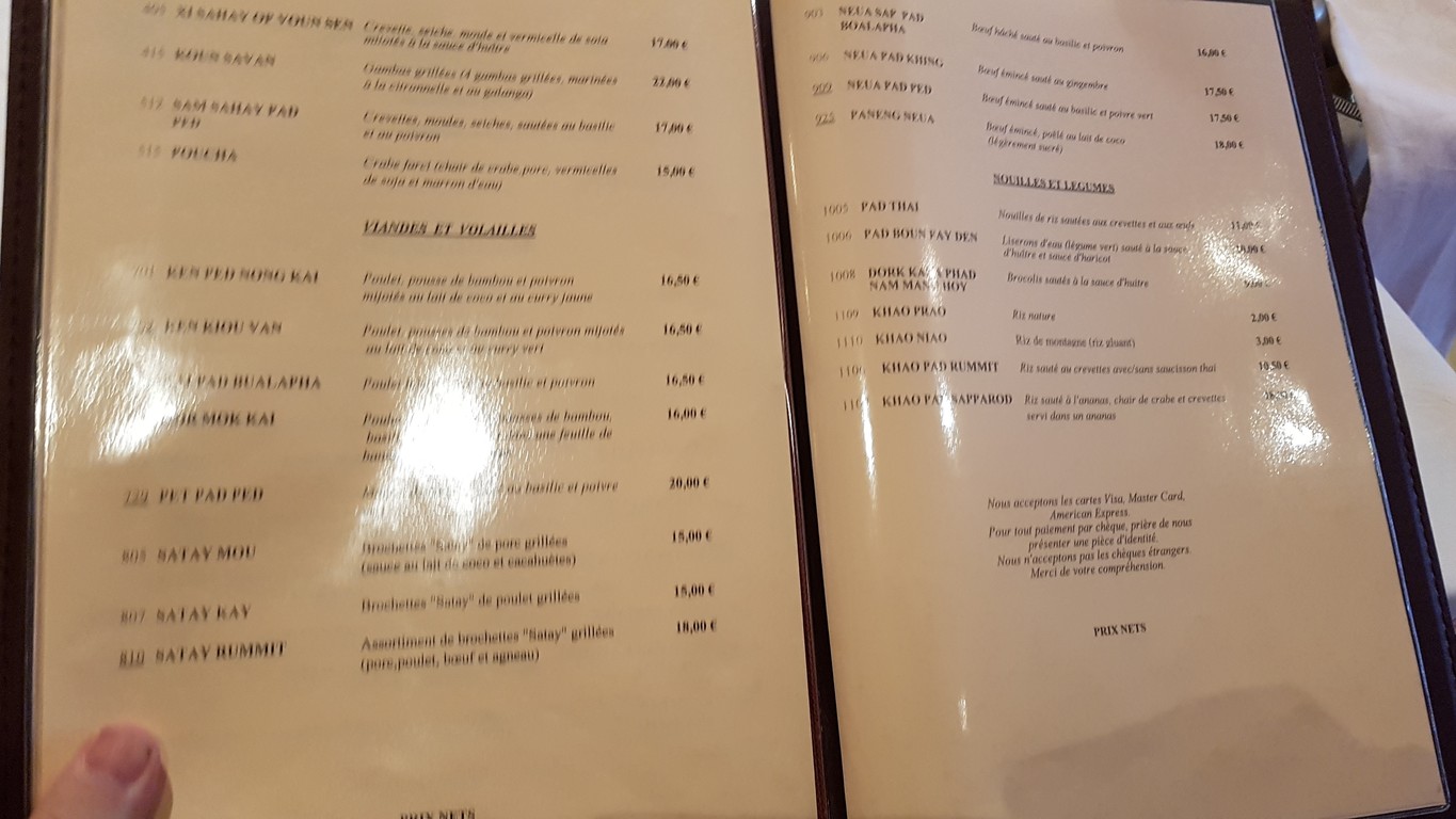 Sawadee menu 3