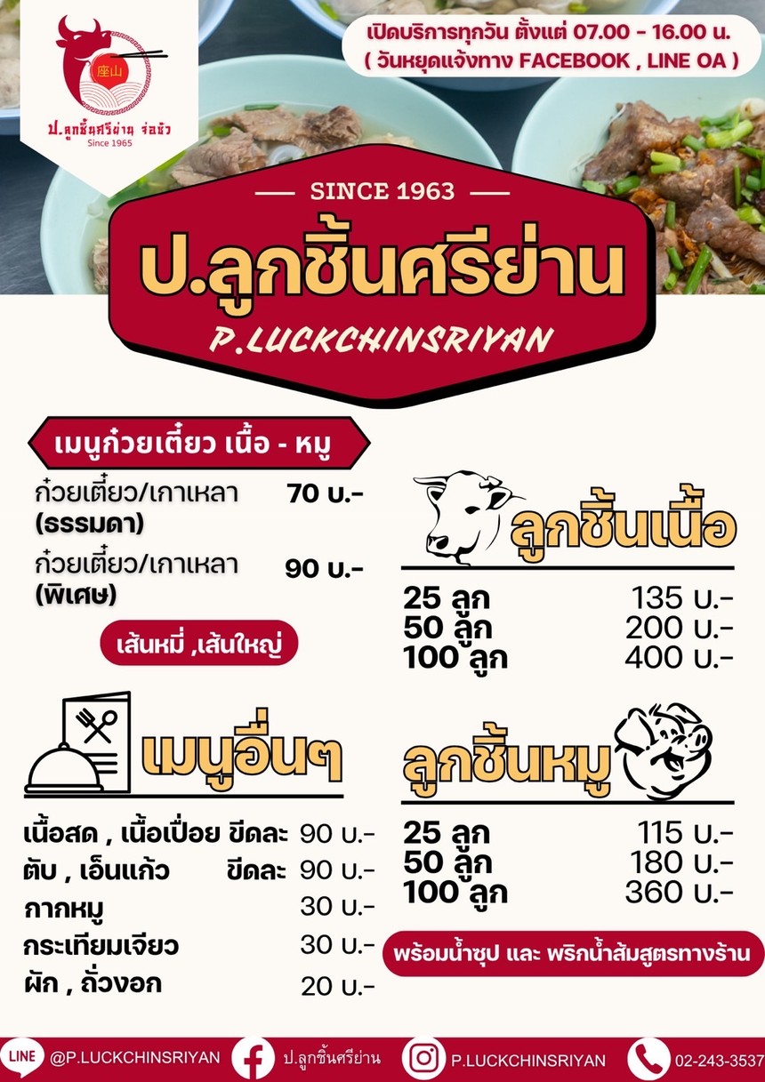 P. Luk Chin Si Yan menu 1