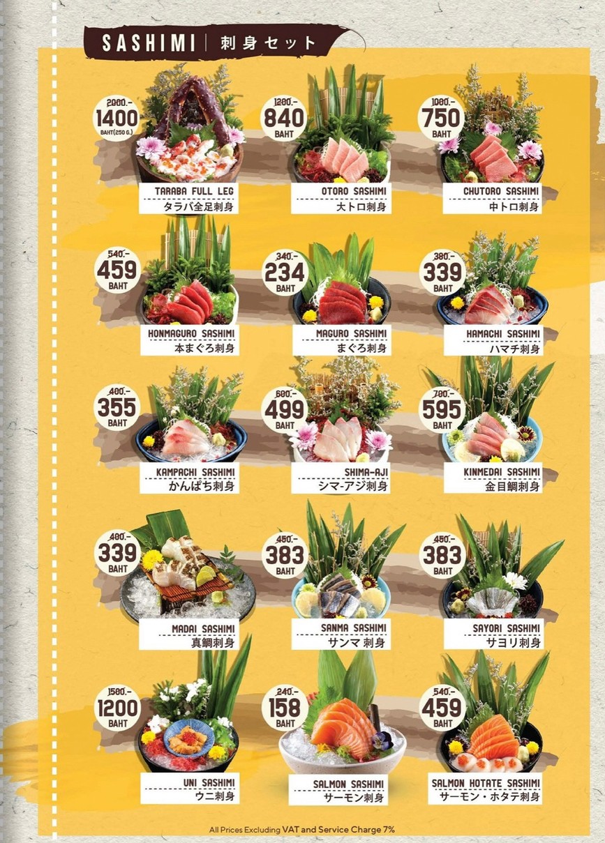 KABOCHA SUSHI @HOMEPRO RAMA 9 (PISO 1) menu 3