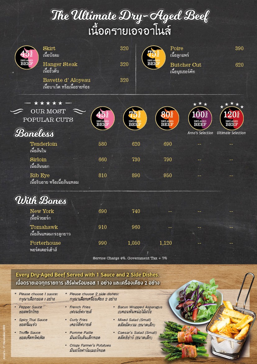 Arno's Narathiwat 15 menu 2