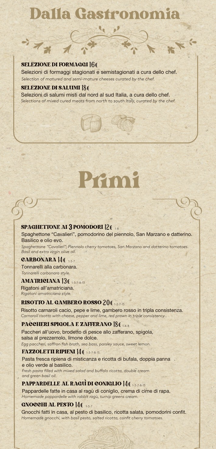 Dolce menu 2