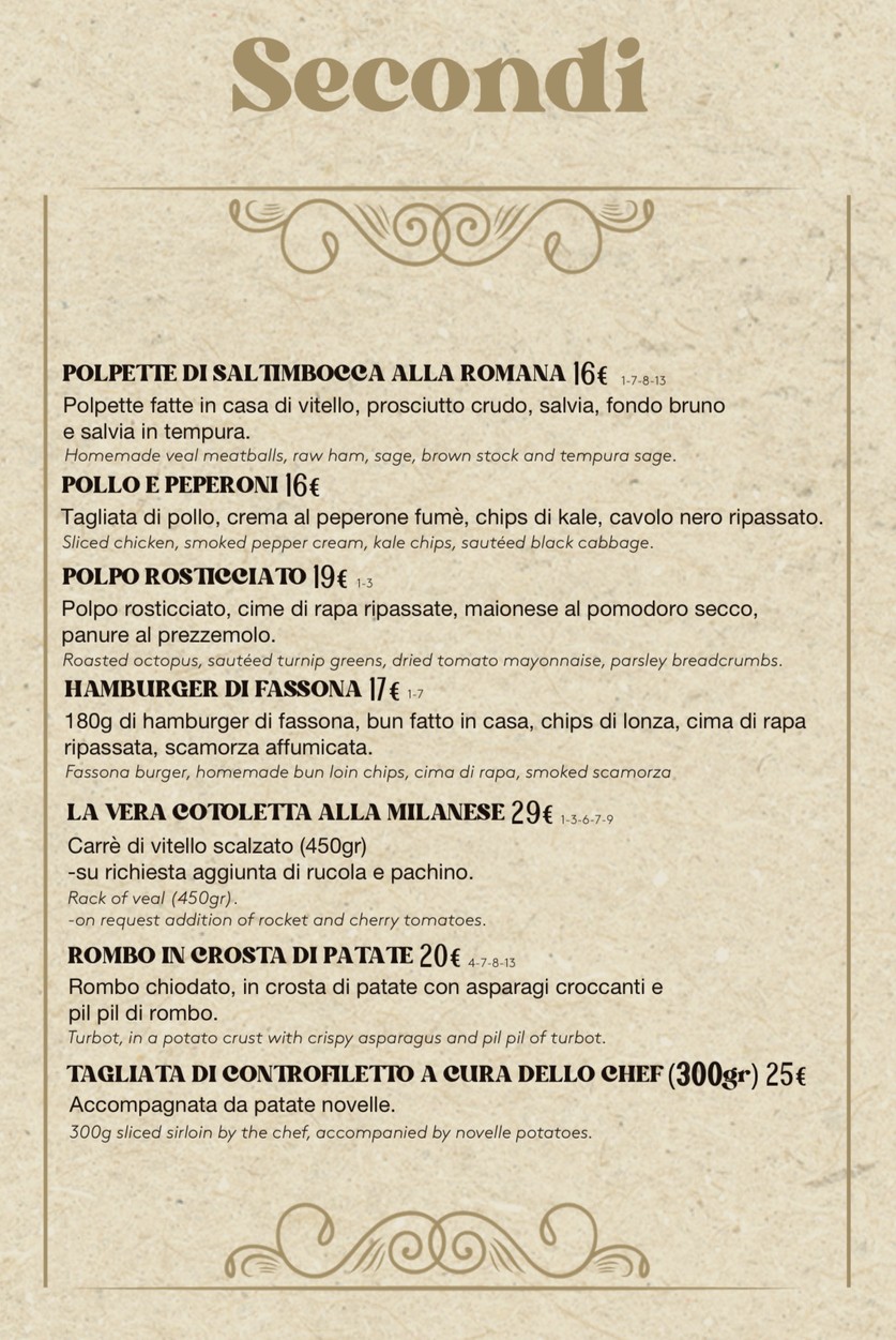 Dolce menu 3